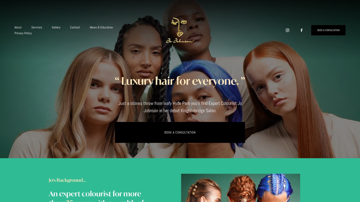 Jo Johnson website homepage