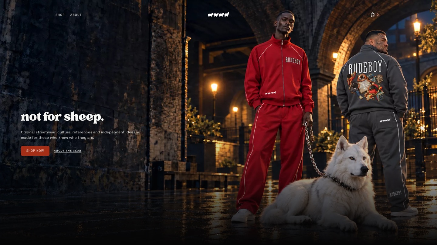 The Sheep’s Clothing Club homepage